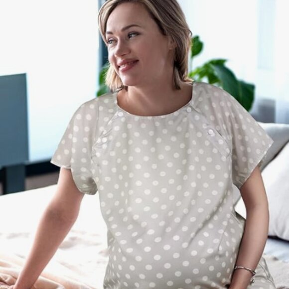 3 Pieces Hospital Gown for Women Labor Delivery for Hospital Maternity NEW - Picture 4 of 5